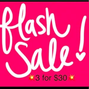 3 items marked $20 or less for $30!